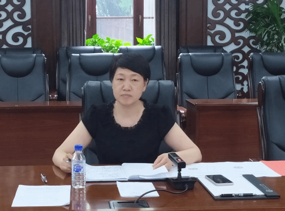 詹丽萍讲话会议现场